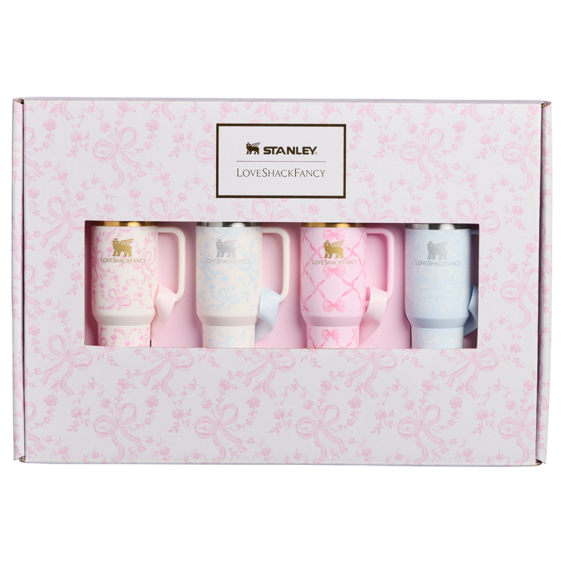 Stanley 1913 x LoveShackFancy Holiday Quencher ProTour Ornament Set - Travel Bright Fit