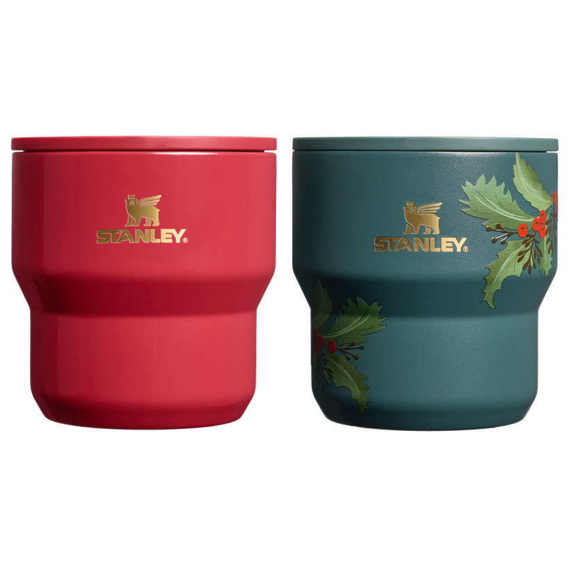 The Cheers & Cheer Stay-Hot Stacking Cup 2-Piece Set - Essential Bright Pick Choice